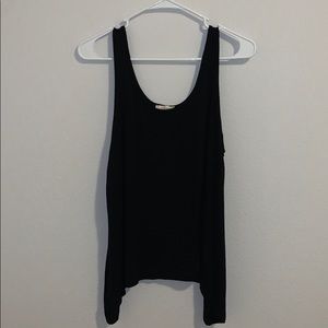Black flowy tank top